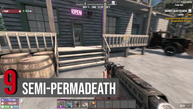 Semi-Perma Death gameplay screenshot